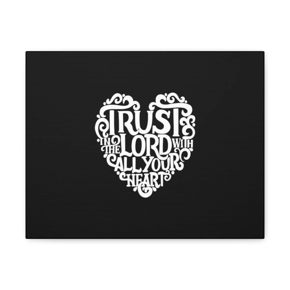 Scripture Walls Trust In The Lord Proverbs 3:5 Heart Christian Wall Art Bible